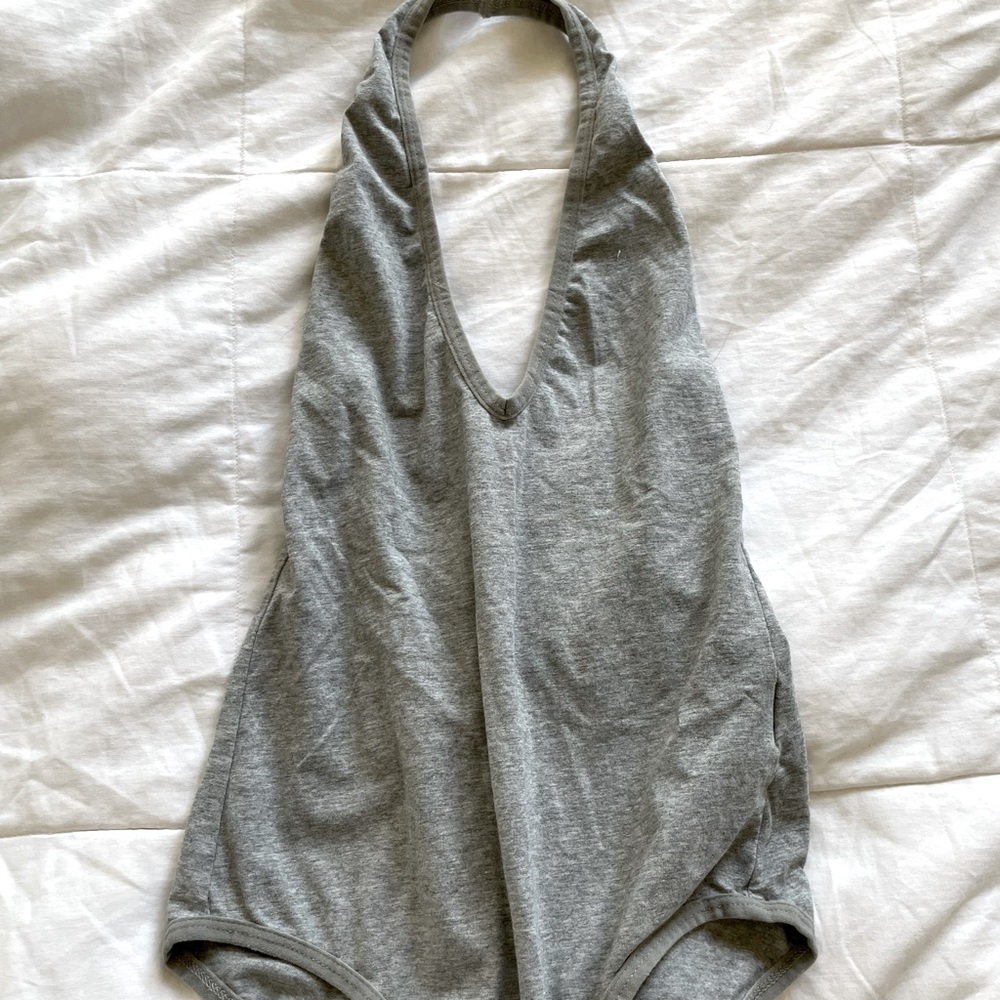Grey bodysuit